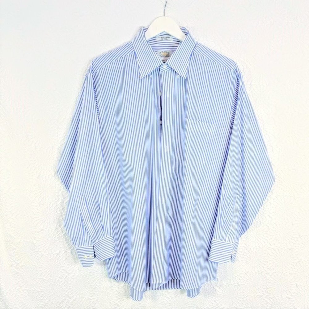 LOT OF 2 - Eagle Shirtmakers / Club Room Long Sleeve Dress Shirts